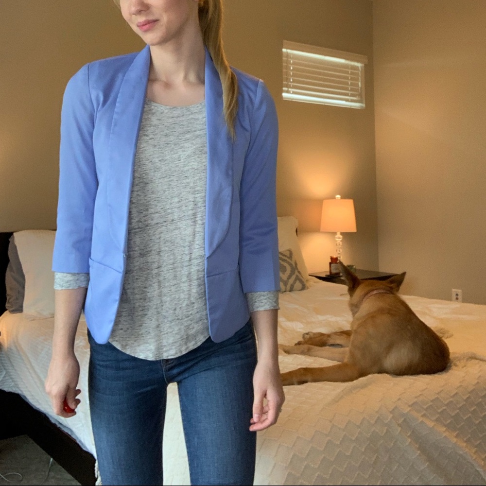 Miami periwinkle blazer
